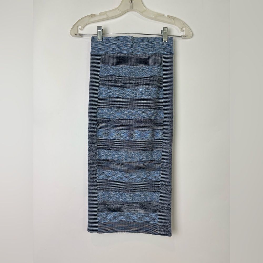 NWT Karen Millen Blue Bodycon Pencil Skirt